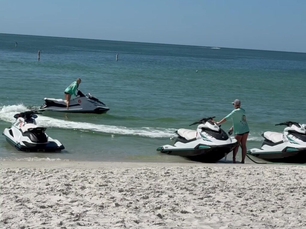 jet skis for rent along the Gulf of America