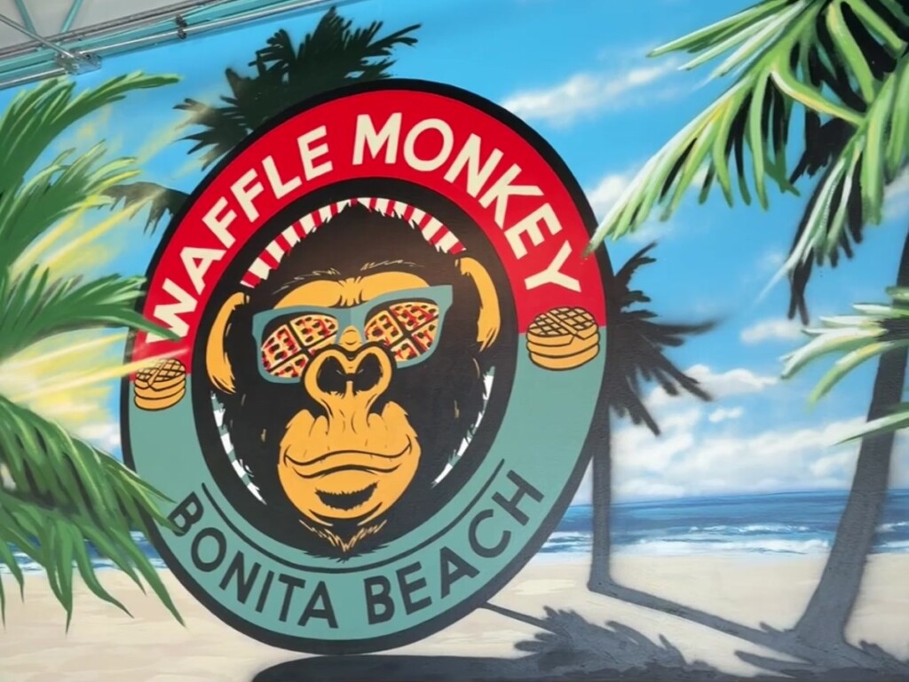 waffle monkey bonita springs signage