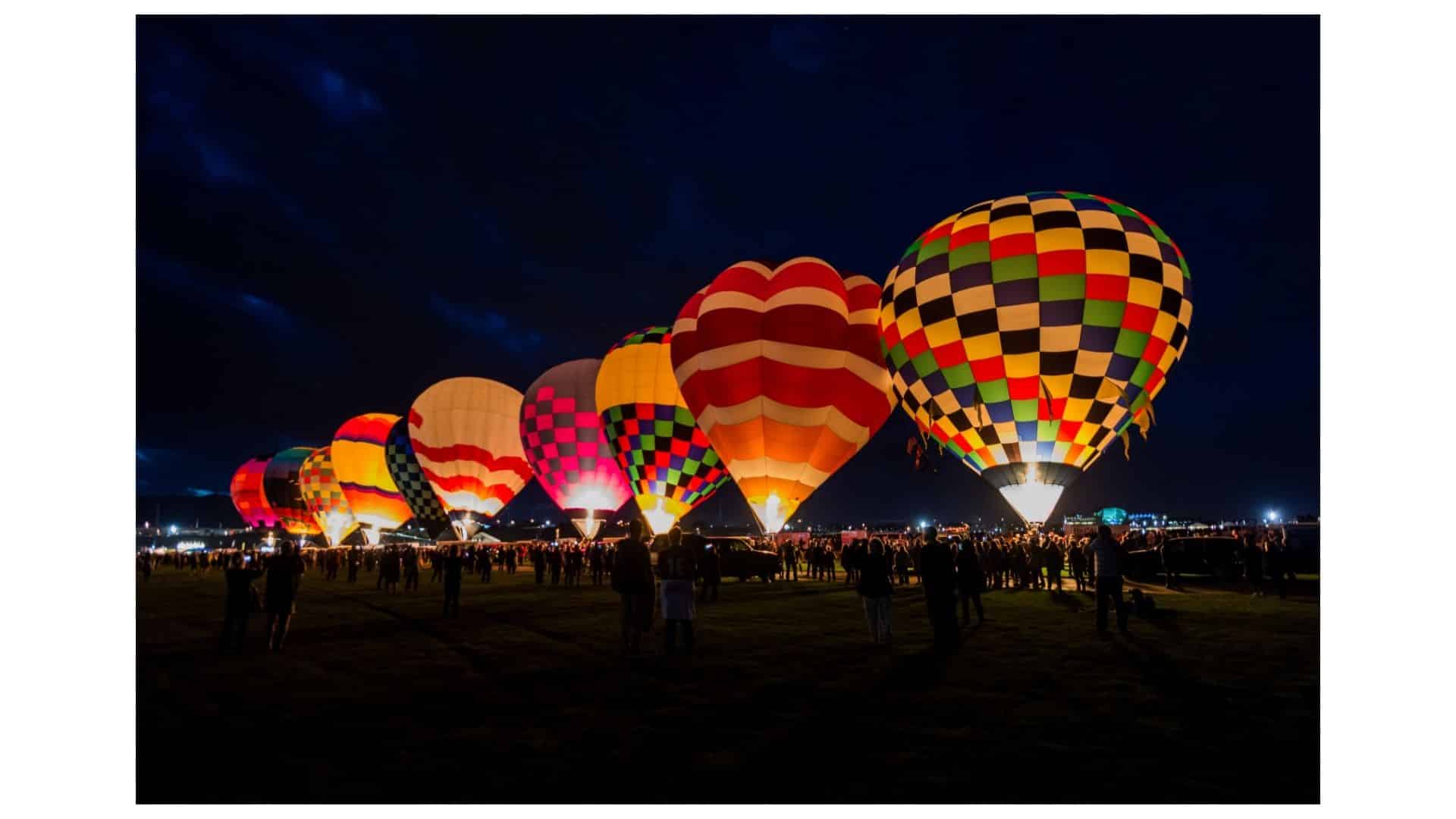 hot air balloon festival